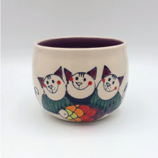 mug with cats and fish