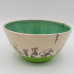 Bowl with ants turquoise/green