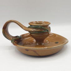 Candlestick brown IV 7cm