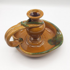 Candlestick brown III. 12cm