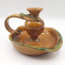 Candlestick brown III. 12cm