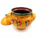 Apple baking pottery - yellow